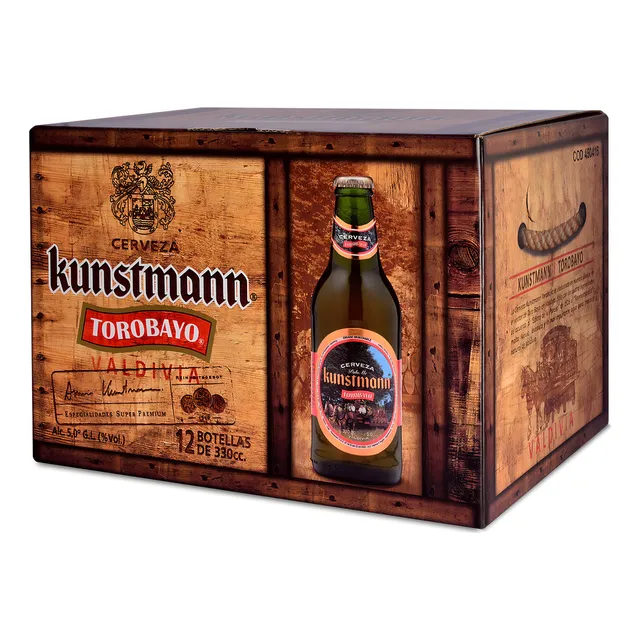 Cerveza Kunstmann Cerveza Torobayo Viennarubia 330 mL 12 unidades
