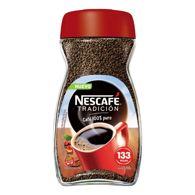 Café Instantáneo Tradicional Fuerte Nescafé 200 Grs