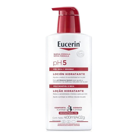 Loção Hidratante Corporal Ph5 Pele Sensível 400ml Eucerin Loção Hidratante Corporal Ph5 Pele Sensível 400ml Eucerin