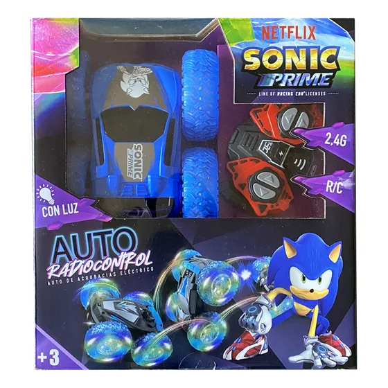 Auto Radio Controlado Sonic Racingcar Color Azul, A Pilas
