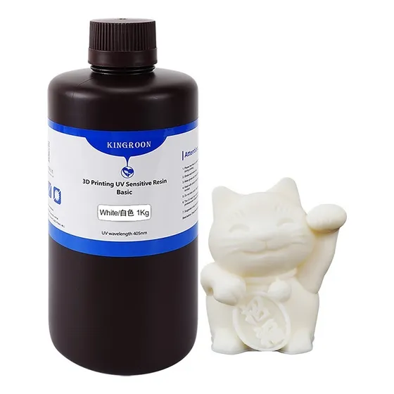 Kingroon Uv Resina Para Impresora3d 1kg 405nm Curado Rápido
