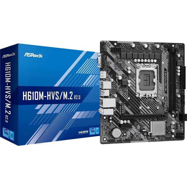 Motherboard Asrock H610m-hvs M.2 R2.0 Lga1700 Matx