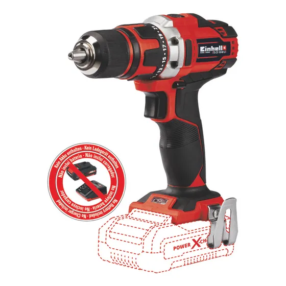 Taladro Atornillador Te-cd 18/40 Li-solo Einhell Power X change Color Rojo Frecuencia 50 Hz