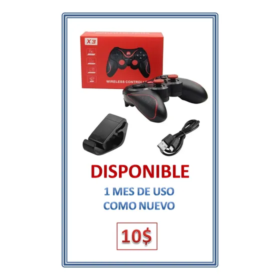 Gamepad X3 Control Inalambrico Bluetooth Android  Pc Tv