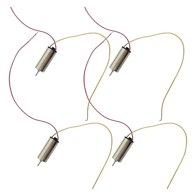 4 Pçs Motor Drone Dc 3.7v 7*16mm Micro Propeller Eixo 0.8mm