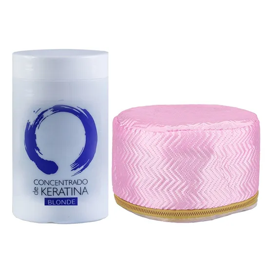 Concentrado Keratina Blonde Riviera 1kg + Gorra Térmica