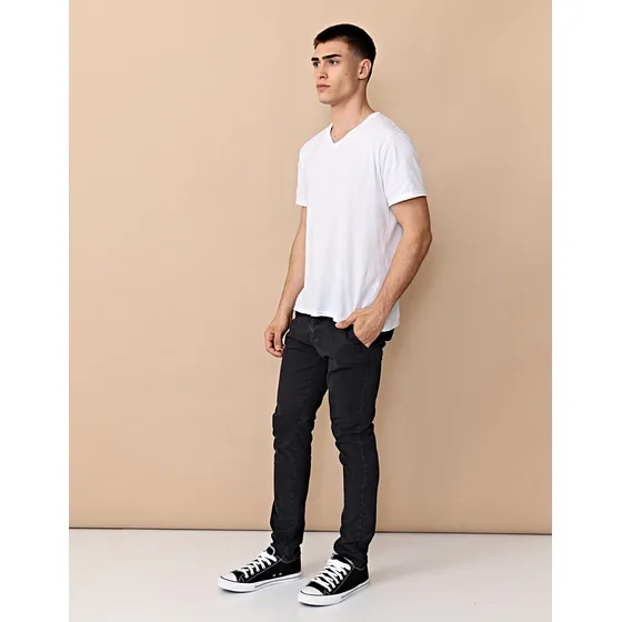 Pantalon Gabardina Corte Chino De Hombre