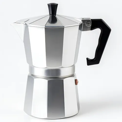 Sixaquae Cafetera Moka Inducción Acero 240ml (6 Tazas) Stainless