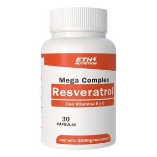 Resveratrol Megacomplex - Antioxidante Premium 60 Cáps Eth Sin Sabor Resveratrol Megacomplex - Antioxidante Premium 60 Cáps Eth Sin Sabor