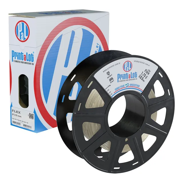 Filamento Para Impresoras 3d Flexible :: Printalot Color Natural