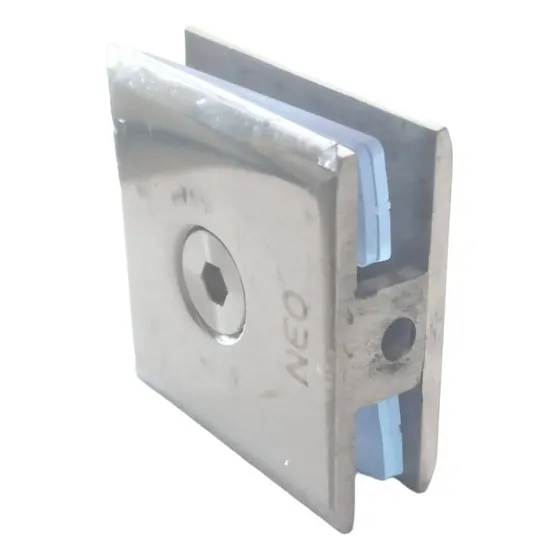 Clip Conector Pared Vidrio 5x5cm 8 Clips