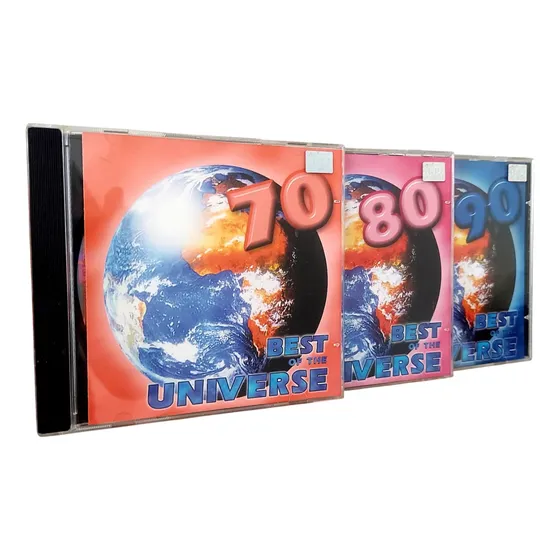 Cd Best Of The Universe. 3 Cds Anos 70, 80, 90.