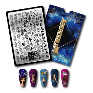 Placa Para Estampar Uñas Stamping Plate A-042 Mythology Placa Para Estampar Uñas Stamping Plate A-042 Mythology