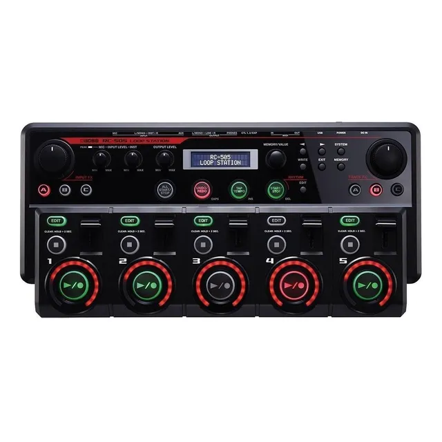 Pedal de efecto Boss Loop Station RC-505 negro