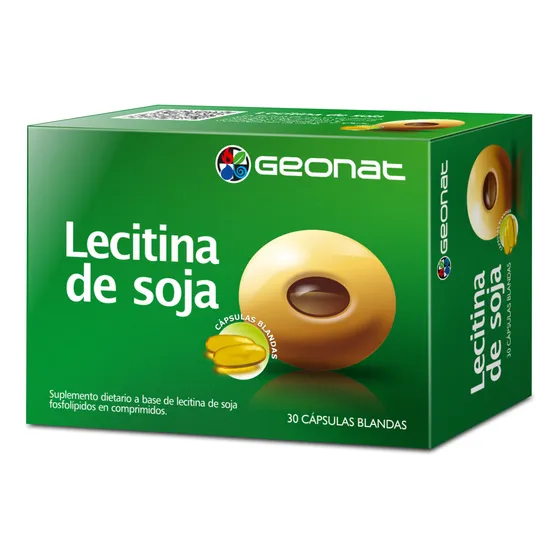 Control Grasas- Lecitina De Soja (30 Caps) - Geonat Sabor Sin Sabor