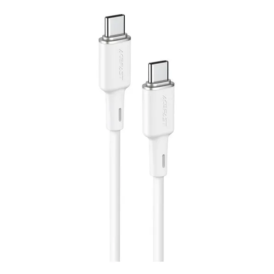 Cable De Carga Y Datos Usb-c To Usb-c Acefast Color Blanco