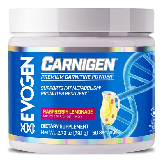 Evogen Carnigen 50 Servicios Sabor Raspberry Lemonade