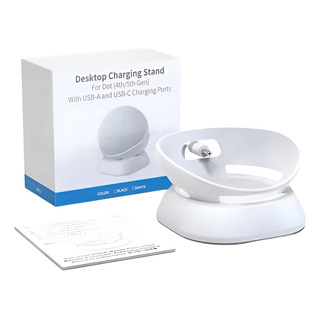 Base De Carga Para Echo Dot 4a Y 5a Gen Usb-c Y Usb Base De Carga Para Echo Dot 4a Y 5a Gen Usb-c Y Usb