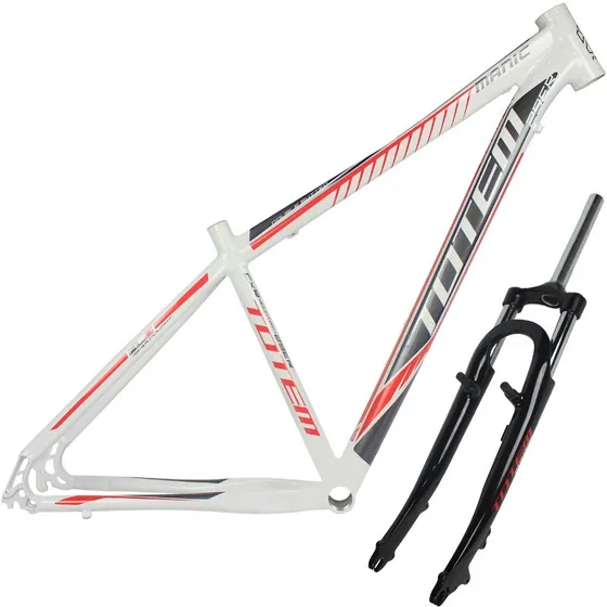 Quadro De Alumínio Mtb Totem Mnic 29 X 17 Branco + Garfo