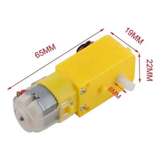 Motor Doble Eje 6v  Robotica Juguetes Proyecto Escolar