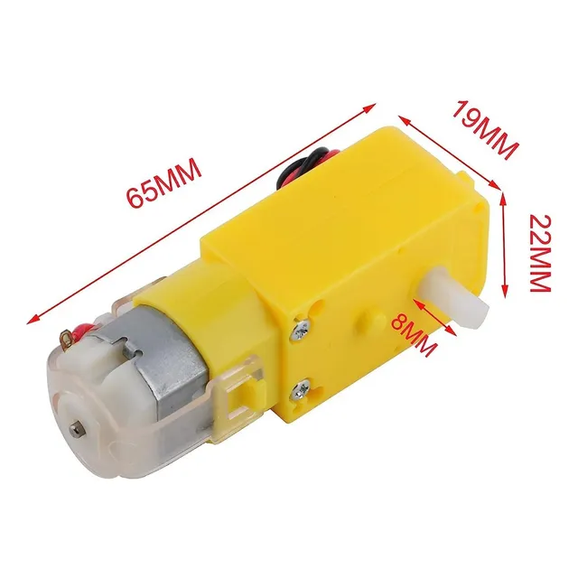 Motor Doble Eje 6v  Robotica Juguetes Proyecto Escolar