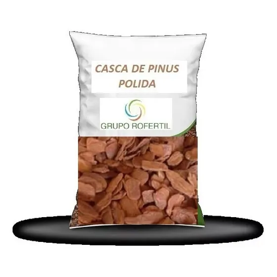 25kg Casca De Pinus Polida Orquídeas  Com Nf