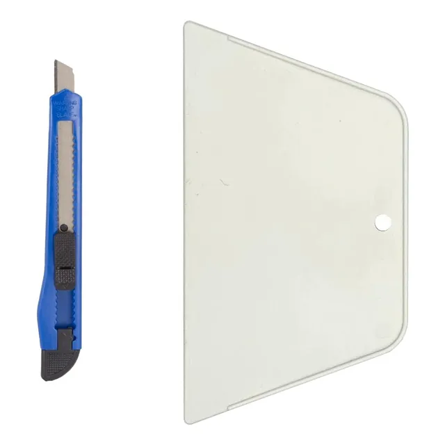 4 In. X 8 In. Kit De Alisador Y Cuchillo Multiusos Inst...