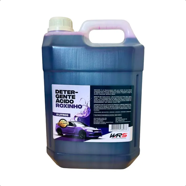 Detergente Ácido Roxinho Profissional Concentrado 5 Litros