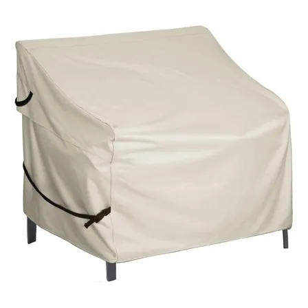 Cobertor Sillon Terraza Un Cuerpo Premium 75x75x77cm Pvc Color Beige