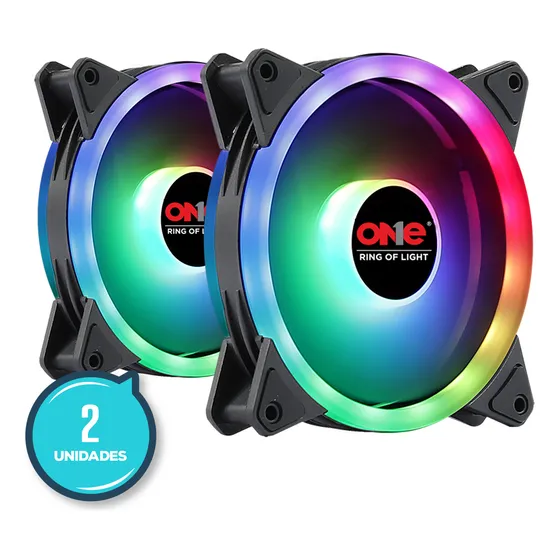 Fan Cooler Ventilador One 120mm Rgb Gamers