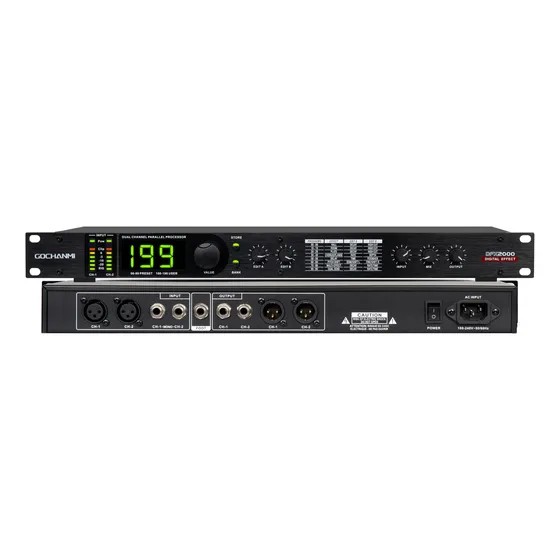 Procesador Efectos Gc Dfx2000 Pantalla Led Preaudio Digital