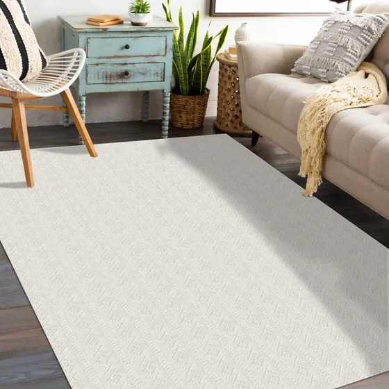 Tapete De Sala Moderno 1,50m X 2,50m Mandacaru Brinde Lavável em Máquina