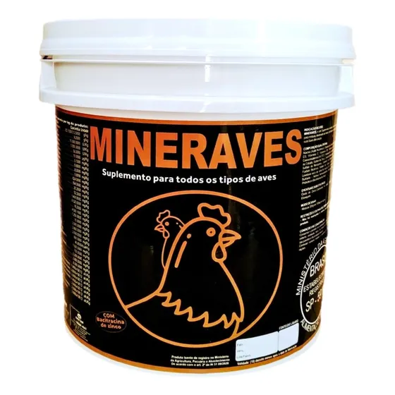 Suplemento Misturar Ração Galinhas Pintinhos Mineraves 3kg
