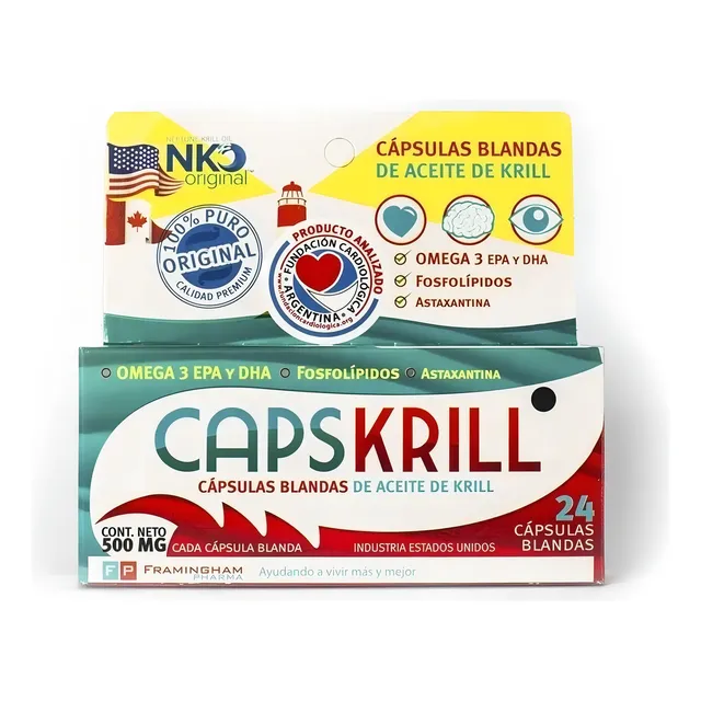 Suplemento en cápsulas blandas Framingham Pharma Omega 3 x 12g
