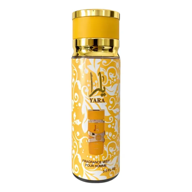 Body Splash Árabe Yellow Perfume Corporal Alta Fixação