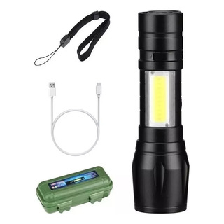 3pz Lampara Tactica Recargable Linterna Lateral Luz Blanca 3pz Lampara Tactica Recargable Linterna Lateral Luz Blanca