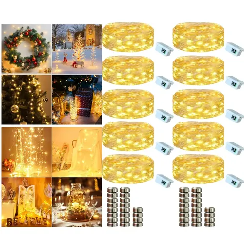 luz グッズ Zx Luz Solar Navideña Exterior Decorativa 100 Led, 12 M | MercadoLivre