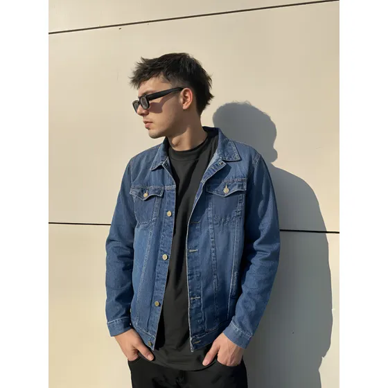 Campera Jeans Mendotty Hombre Rigida