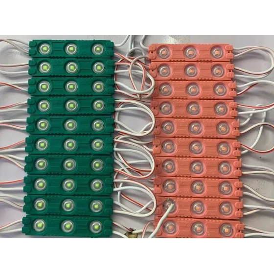 20 Modulos Regleta Led 5050 Con Lupa Colores 