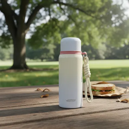 Copo Térmico Com Tampa Pop-up Aço Inox 316 500ml