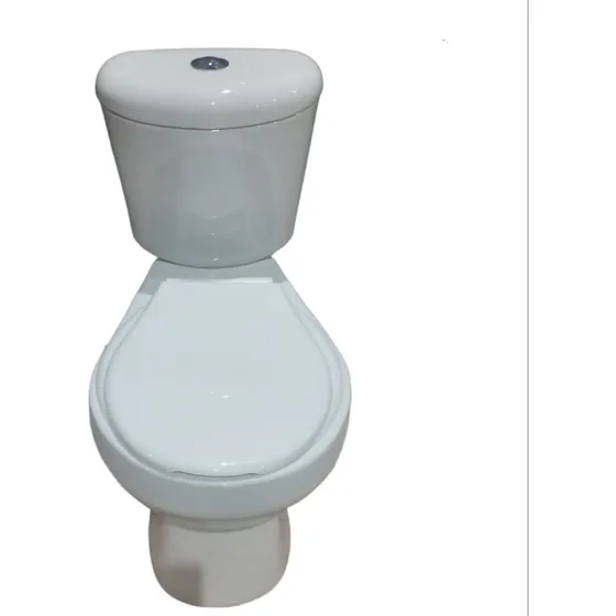 Poceta Wc Sanitario Blanco Con Boton Superior Push