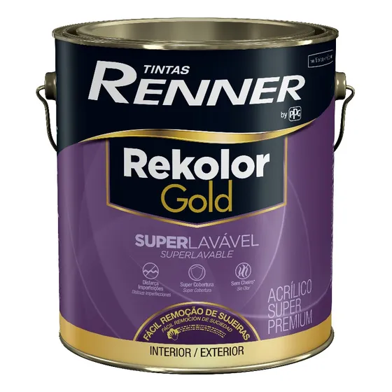 Pintura Rekolor Gold Renner - Megacolor Pintureria