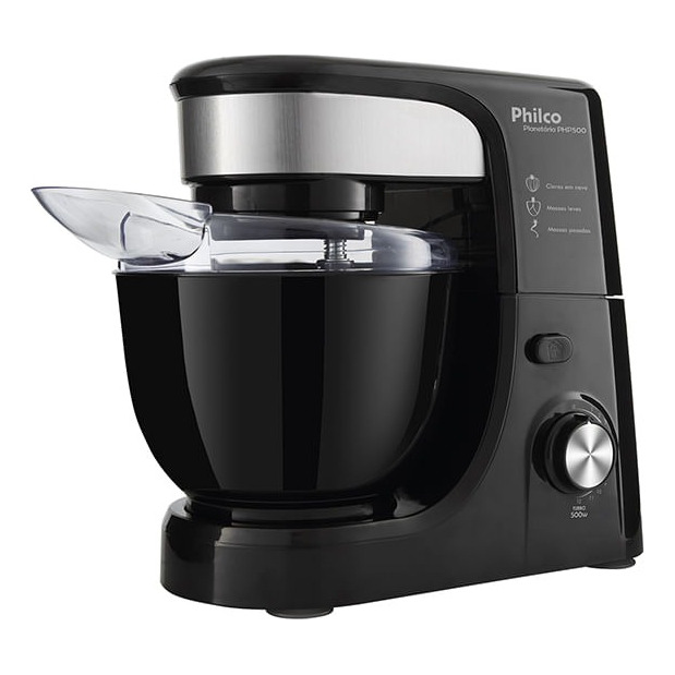 Batedeira Planetária Php500p Turbo 700w Preta Philco 220v Batedeira Planetária Php500p Turbo 700w Preta Philco 220v