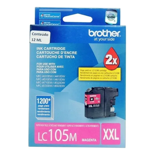Cartucho De Tinta Brother Lc105m Xxl Magenta