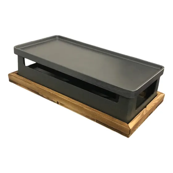 Churrasqueira Coreana Portátil De Mesa Carvão/álcool 40cm