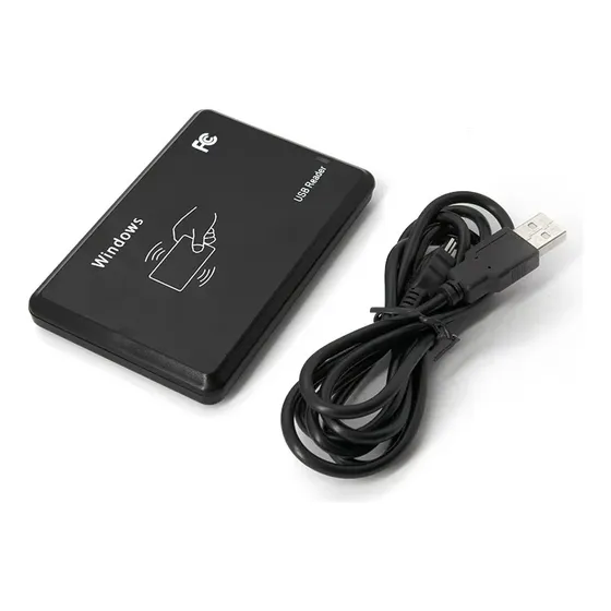 Lector De Tarjetas Rfid 13.56mhz Registro Entradas Y Salidas