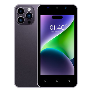 Teléfono Inteligente Android Barato I14 Mini 5.0 Pulgadas Morado Oscuro Teléfono Inteligente Android Barato I14 Mini 5.0 Pulgadas Morado Oscuro
