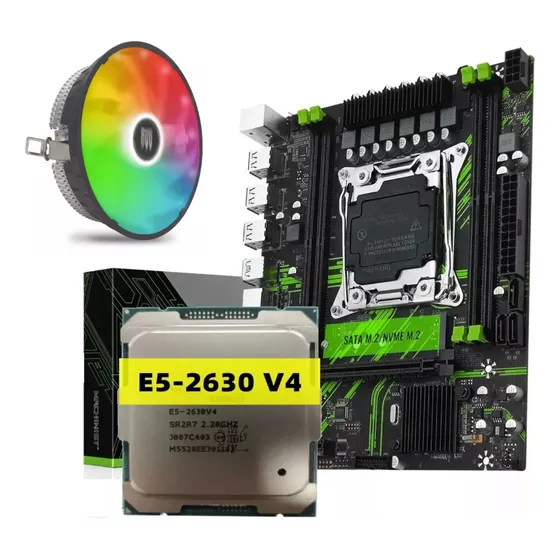 Kit Placa Machinist X99 Pr9 + Xeon E5-2630 V4 4x Ddr4 Nvme