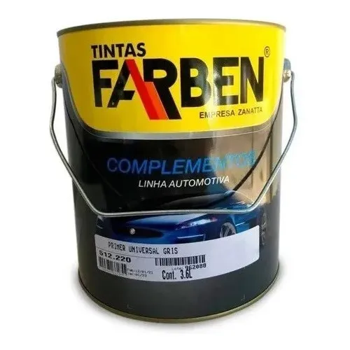 Primer Fondo Universal Gris Farben 1k 512 220 3.6 Lts Chapa