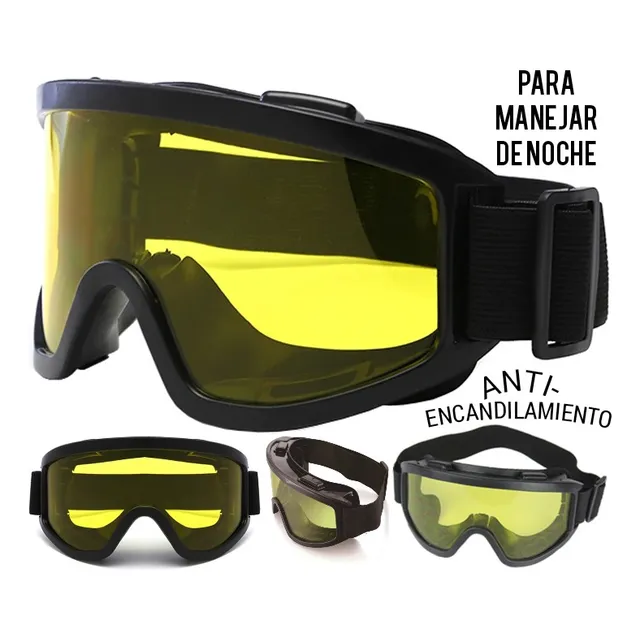 Lentes Moto Manejar De Noche Antiencandilamiento Bera Empire